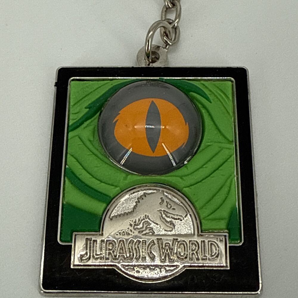 Universal Studios Jurassic World Dinosaur Eye Keychain / Backpack or Purse Charm - Picture 3 of 6